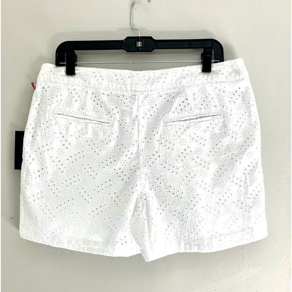Cynthia Rowley White Eyelet Short Brand New Size 10 - Picture 5 of 9